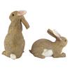 Design Toscano Bashful and Hopper Garden Bunnies Collection: Set of Two QM6200861